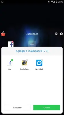 DualSpace android App screenshot 1